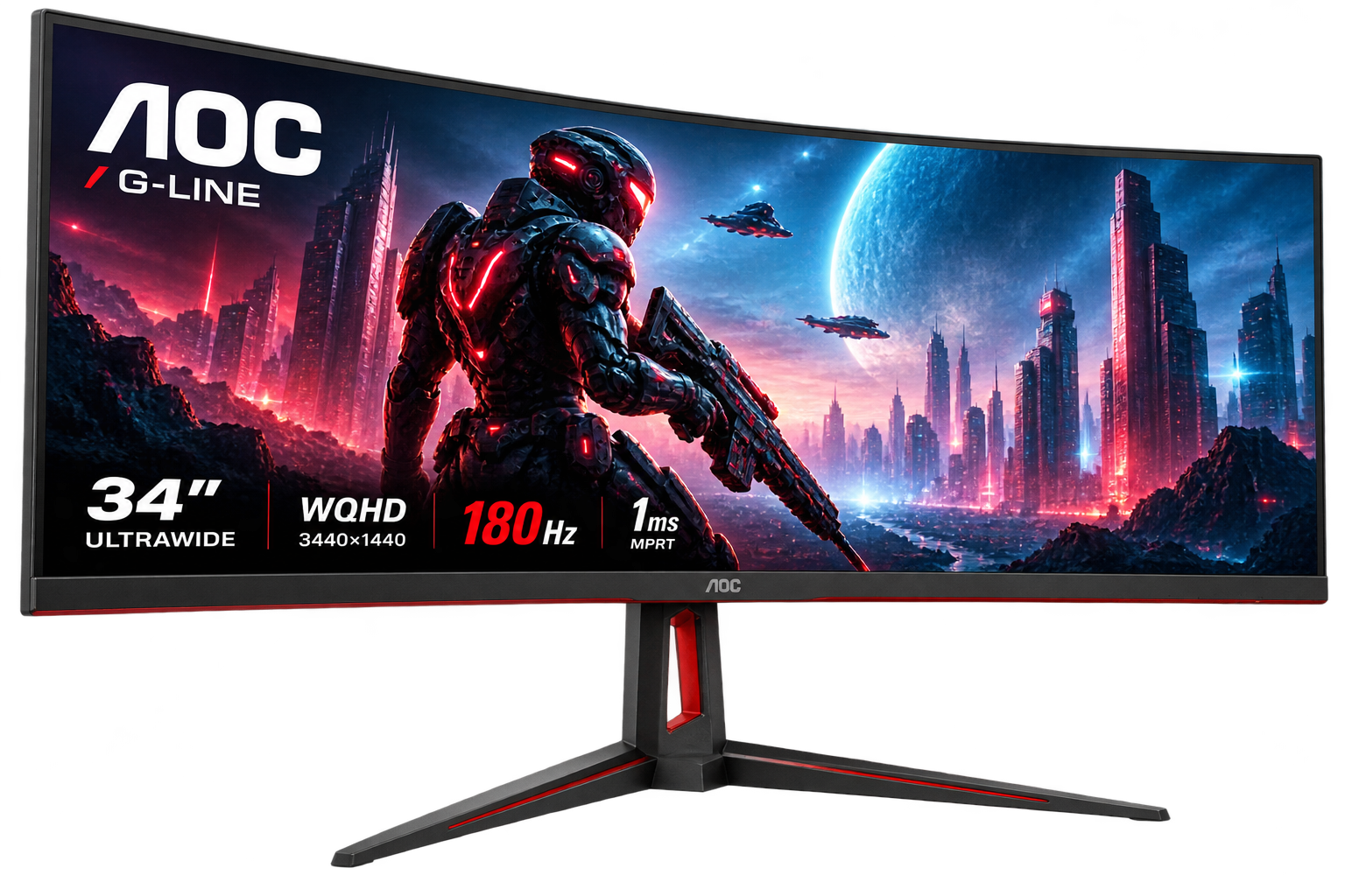 AOC G-Line 34 Inch Ultrawide Gaming Monitor